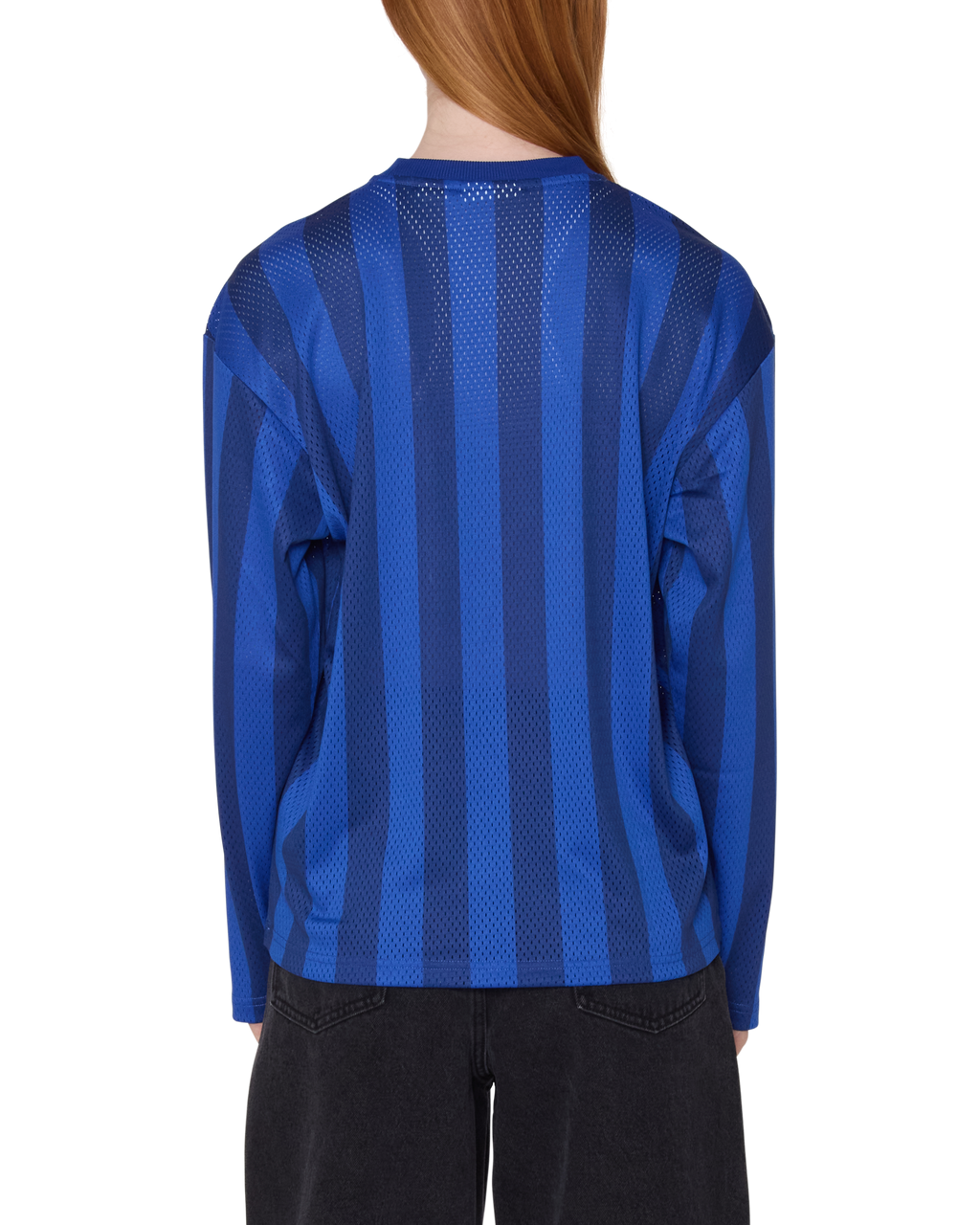 OBEY BOUNDS MESH LS STRIPE SHIRT