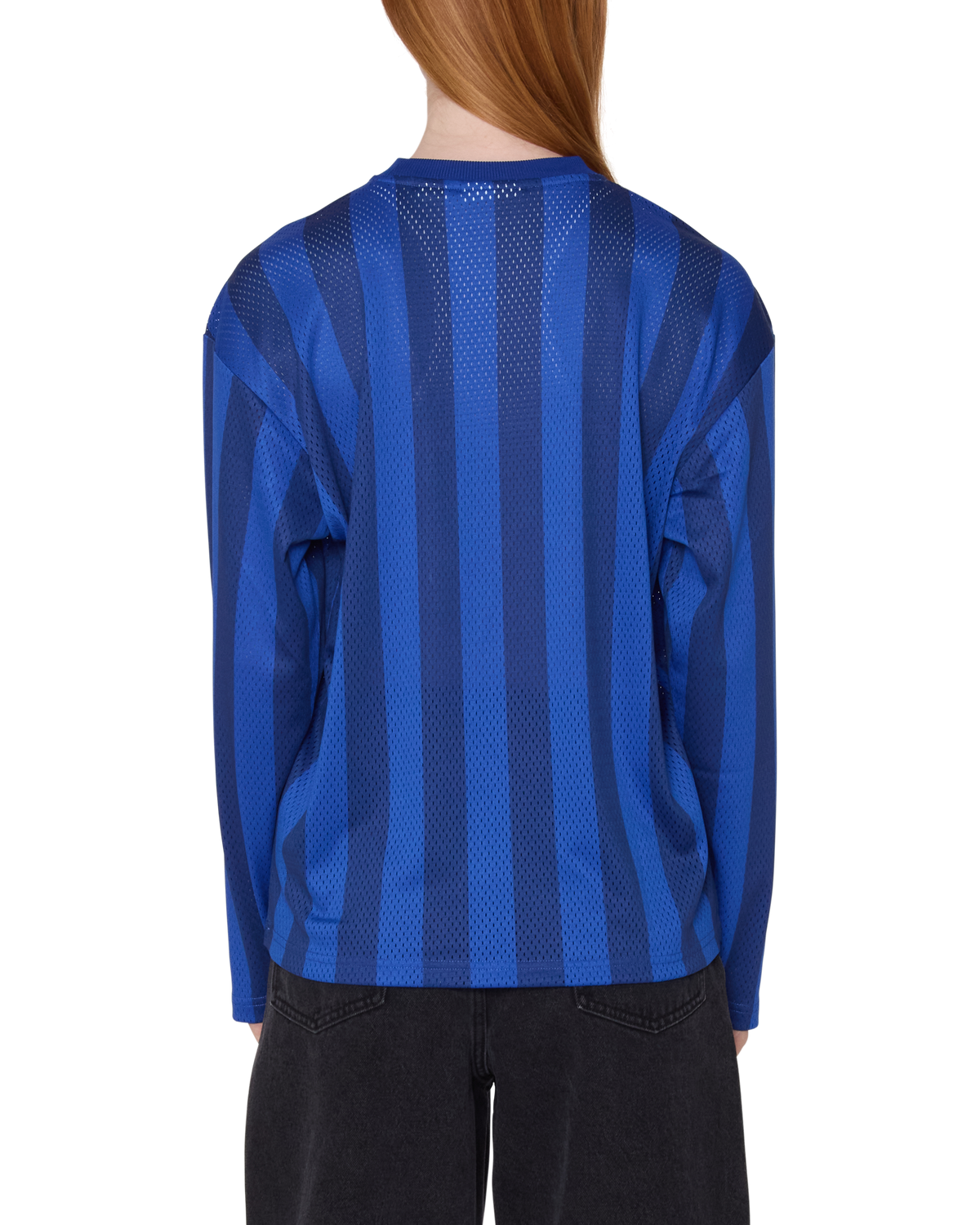 OBEY BOUNDS MESH LS STRIPE SHIRT
