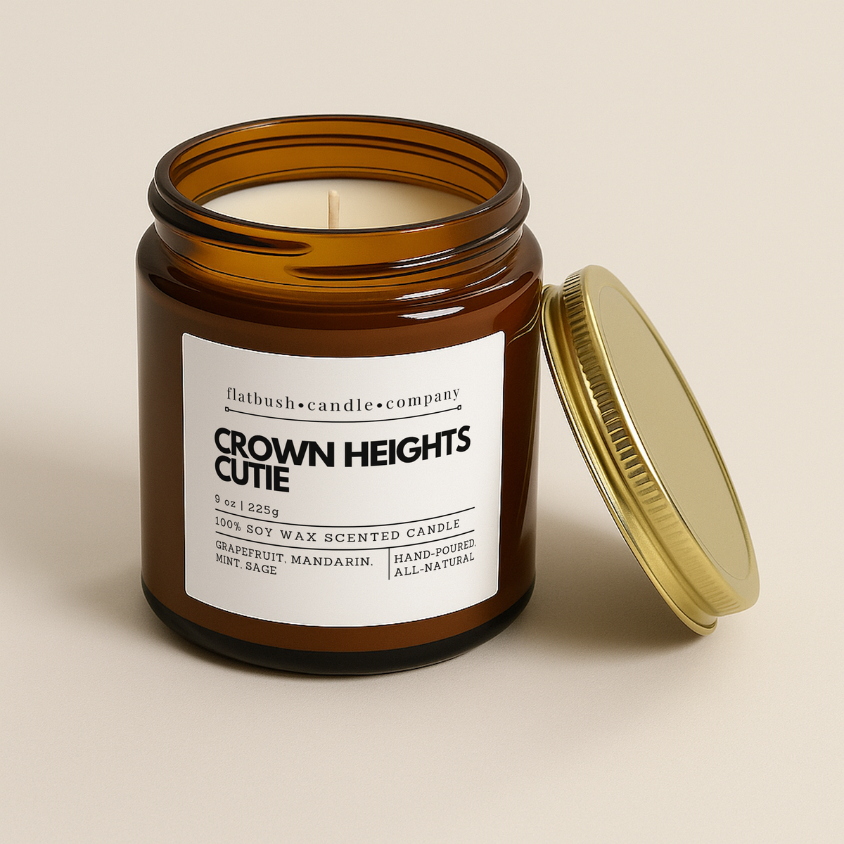 Crown Heights Cutie 100% Soy Wax Candle