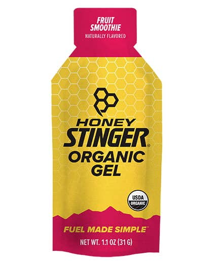 Honey Stinger Energy Gel (Organic), 24 Pack, Fruit Smoothie