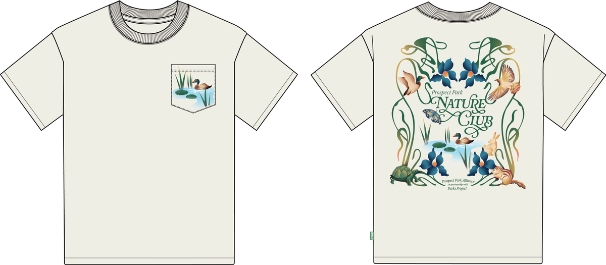 Prospect Park Alliance x Parks Project Nature Club Critters Pocket Tee