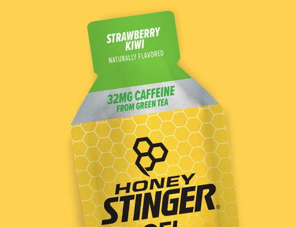 Honey Stinger Energy Gel (organic), 24 Pack, Strawberry Kiwi