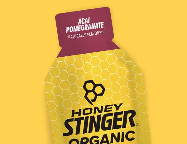 Honey Stinger Energy Gel (organic), 24 Pack, Acai Pomegranat