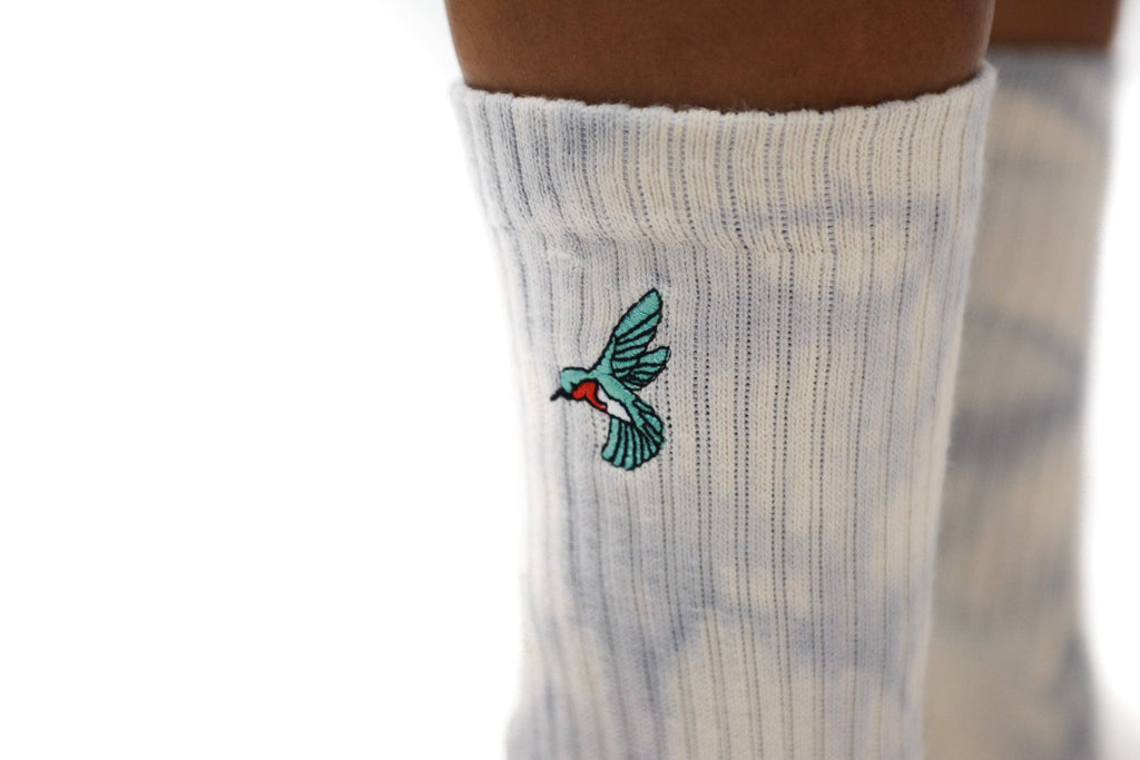 HUMMINGBIRD SOCKS - TIE DYE