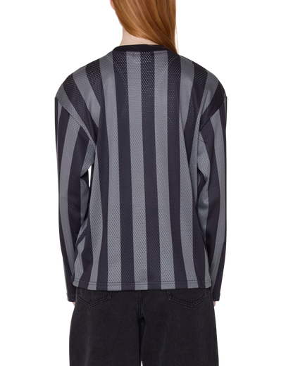 OBEY BOUNDS MESH LS STRIPE SHIRT