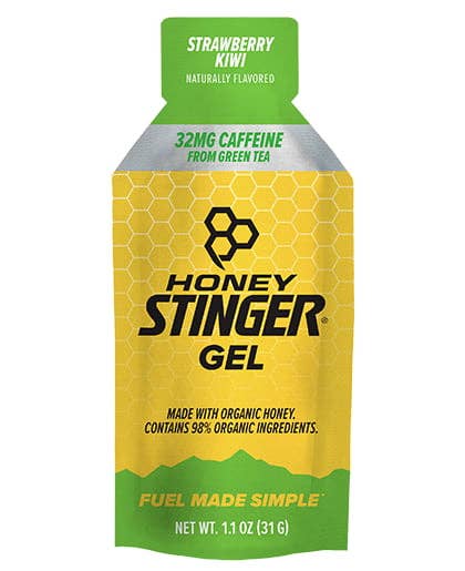 Honey Stinger Energy Gel (organic), 24 Pack, Strawberry Kiwi