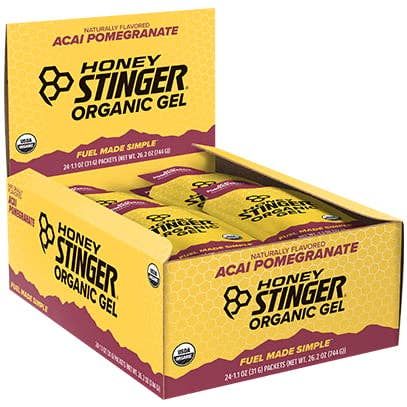 Honey Stinger Energy Gel (organic), 24 Pack, Acai Pomegranat