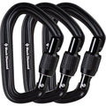 Black Diamond Hot Forge Screw gate Carabiner 3 Pack