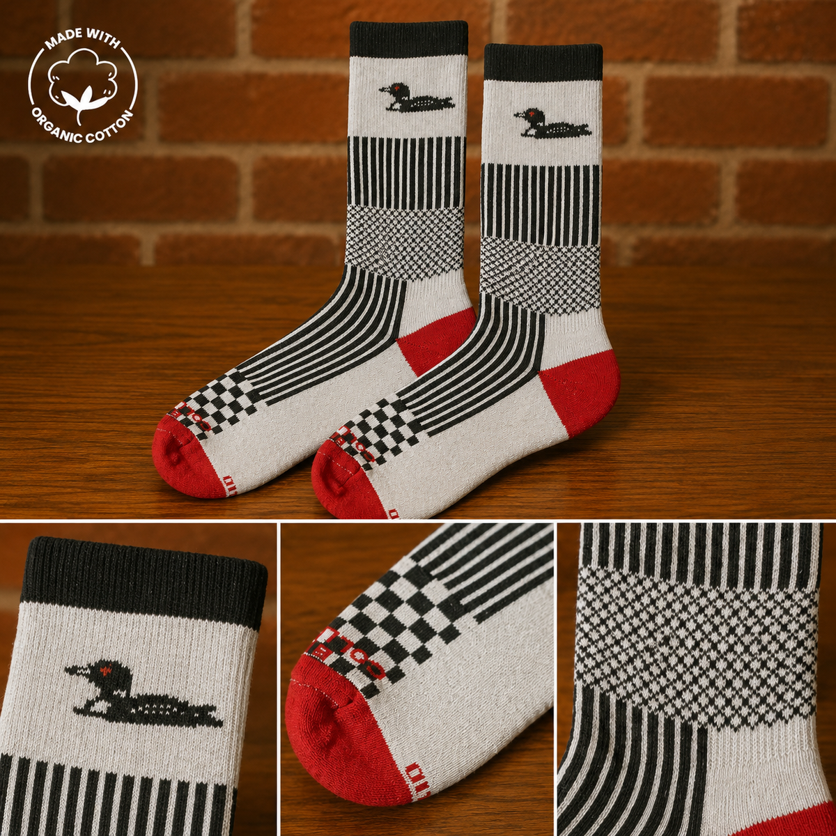 Bird Collective Organic Cotton Loon Socks